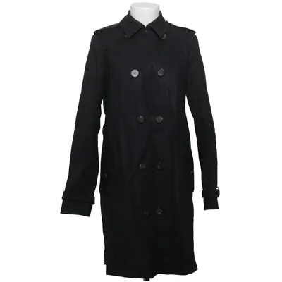Trenchcoat (Zwart) van Allsaints Katoen, Polyurethaan, Viscose