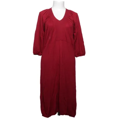 Robe (Rouge) de Silk Road Soie, Laine