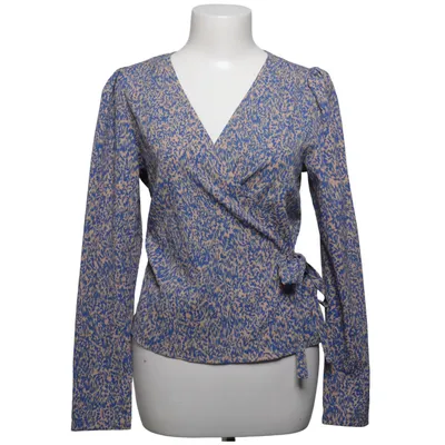 Wrap blouse (Blue, Beige, Multicolored) from Aware by Vero Moda Elastane, Recycled polyester
