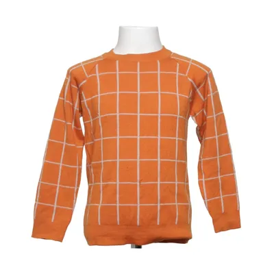 Sweater (Orange, Beige) from Voksi Merino wool