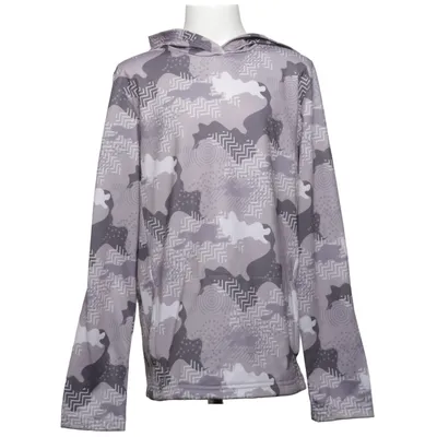 Capuchon sweater (Grijs, Wit) van 242 Elastaan, Polyester