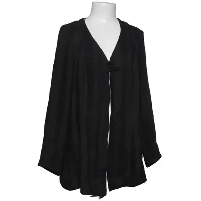 Cardigan (Grå, Sort) fra Qneel Linned, Polyamid, Polyester, Viscose