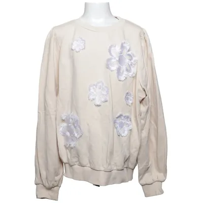 Collegetröja (Beige, Vit) från Molo Ekologisk bomull