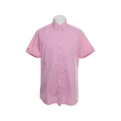 Korte mouwen shirt (Roze) van Olymp Katoen