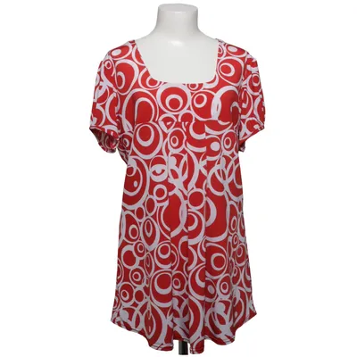 Tunika (Rot, Weiß) von Tessa Elasthan, Polyester