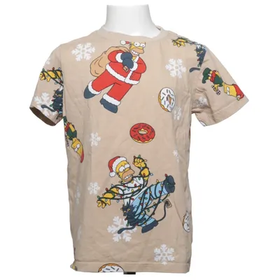 T-shirt (Beige, Meerkleurig) van H&M Katoen