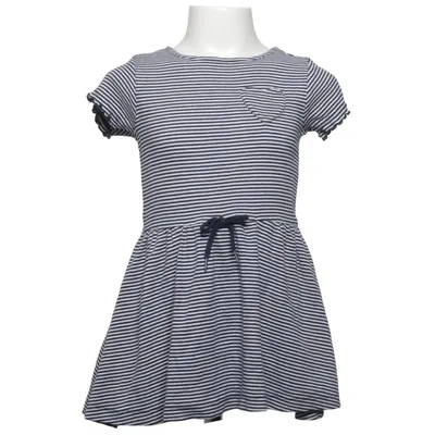 Dress (Blue, White) from Topolino Elastane, Organic cotton