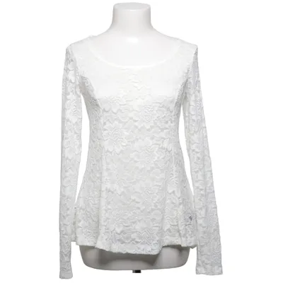 Top (Wit) van Suzy Shier Katoen, Elastaan, Polyester