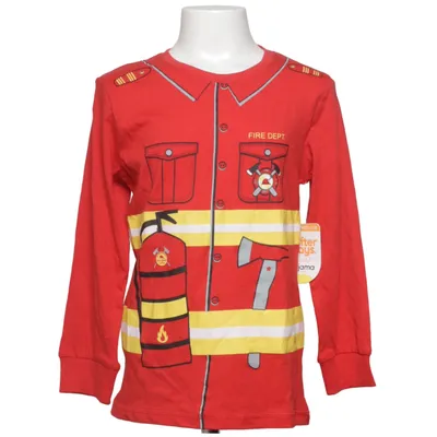 Long sleeve T-shirt (Red, Multicolored) from Softer Days Cotton