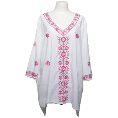 Blus (Vit, Rosa) från Created by Chic Bomull