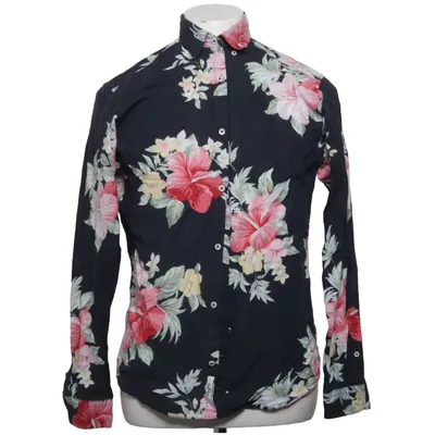 Skjorte (Sort, Flerfarvet) fra Premium by Jack & Jones Bomuld, Linned