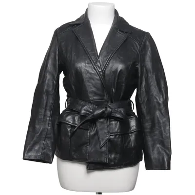 Leather blazer (Black) from Ganni