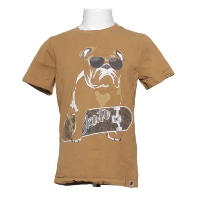 T-shirt (Brown) from Minymo Elastane, Organic cotton