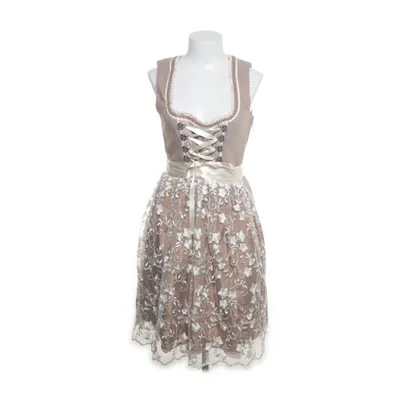 Dirndl (Beige, Meerkleurig) van Marjo Trachten Polyester, Katoen