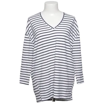 Long sleeve T-shirt (White, Blue) from Live Unlimited Elastane, Viscose