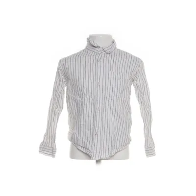 Chemise (Blanc, Noir) de Zara Coton, Lin
