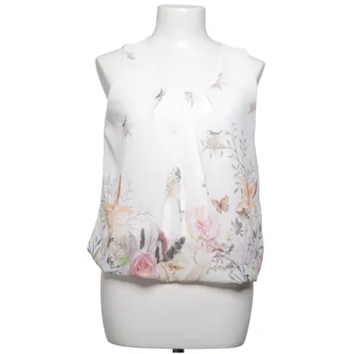 Top (White, Multicolored) from Styleboom Elastane, Polyester, Viscose