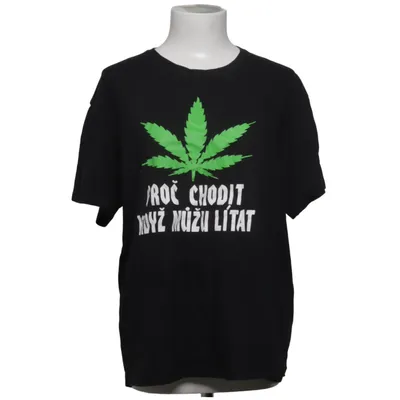 T-shirt (Zwart, Groen) van Keya Katoen