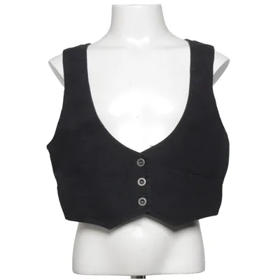 Gilet de costume (Noir) de H&M Young Coton, Polyester