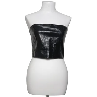 Tube top (Zwart) van ROTATE Birger Christensen Katoen, Polyurethaan