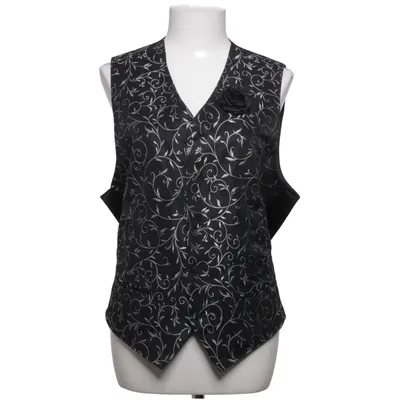 Suit vest (Black, White) from De Renouard Polyester