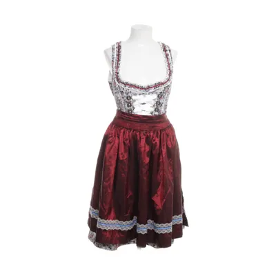 Dirndl (White, Purple) from Fuchs Trachtenmoden Cotton, Polyester