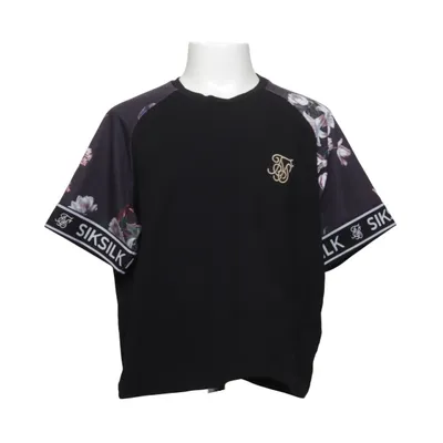 T-shirt (Prestige Floral Crop Tee) de SikSilk Coton, Élasthane, Polyester
