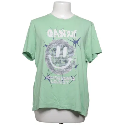 T-shirt (Grün) von Ganni Bio-Baumwolle