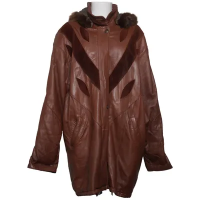 Leren jas (Bruin) van Mixture Leer