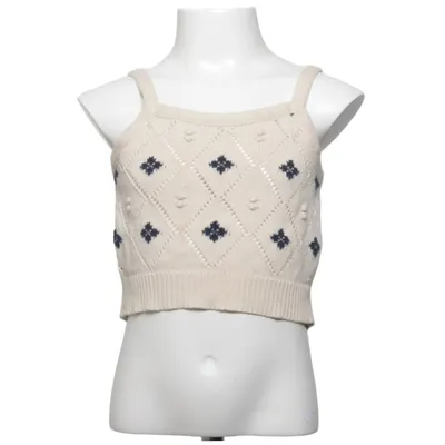 Crop top (Beige, Noir) de The New Society Coton biologique