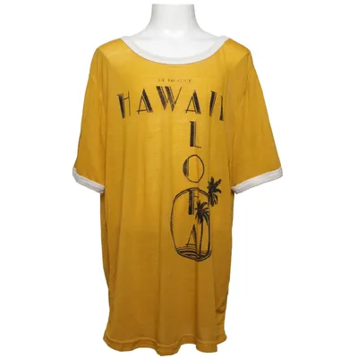 T-shirt (Geel, Wit) van Ghanda