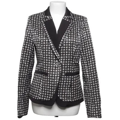 Blazer (Noir, Blanc) de Oxygene Élasthane, Polyester