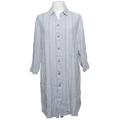 Robe chemise (Bleu, Blanc) de Mongul Viscose