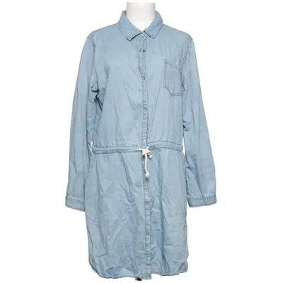 Denim jurk (Blauw) van Amichi Katoen