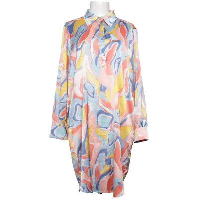 Kleid (Blau, Gelb, Pink) von Isay Polyester