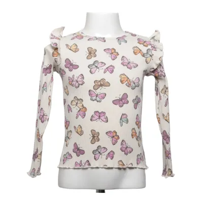 Long sleeve T-shirt (Beige, Multicolored) from KappAhl Cotton, Elastane