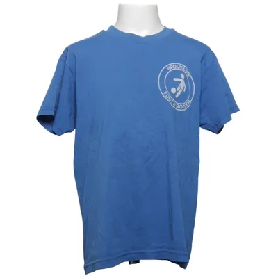 T-shirt (Blau) von Hanes Baumwolle, Polyester