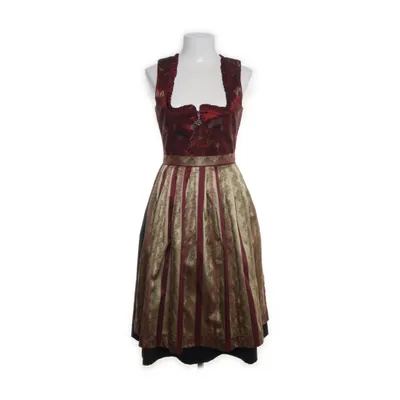 Dirndl (Sort, Rød, Guld) fra Rebensthein Nylon, Polyester