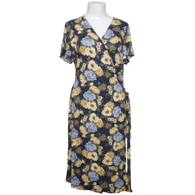 Wrap dress (Blue, Yellow, Multicolored) from Happy Holly