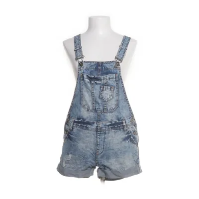 Korte tuinbroek (Blauw) van Denim Co Katoen, Polyester