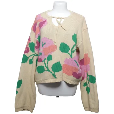 Sweater (Beige, Multicolored) from Lindex Acrylic, Cotton