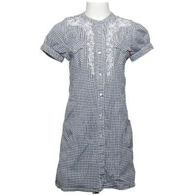 Robe chemise (Bleu, Blanc) de Exit Coton, Élasthane