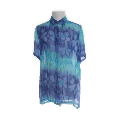 Kortärmad skjorta (Blå, Grön) från Casual by Lindex Viskos
