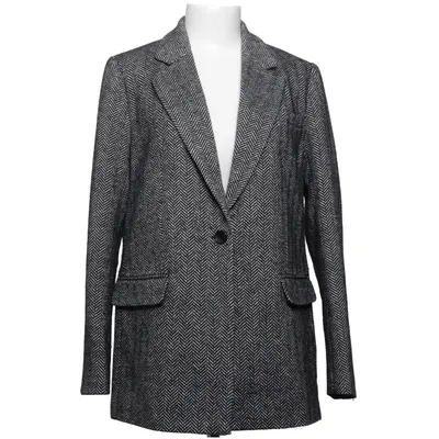 Blazer (Black, White) from NA-KD Acrylic, Polyamide, Polyester, Wool