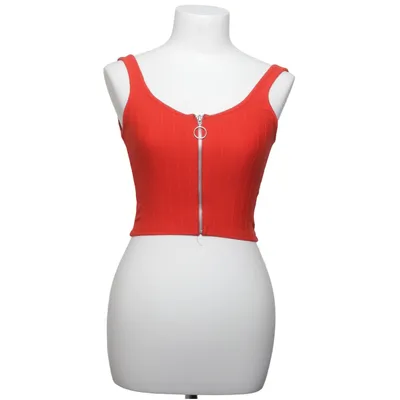 Crop top (Rood) van Bershka_BSKGIRL