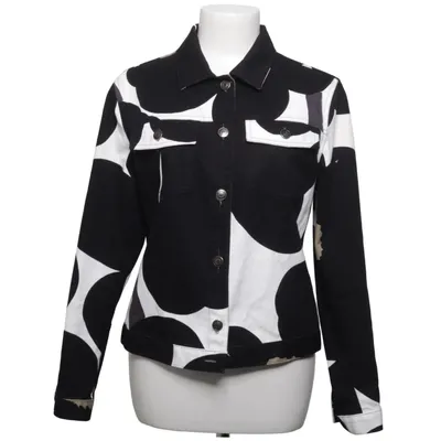 Denim jacket (Black, White) from Marimekko Cotton