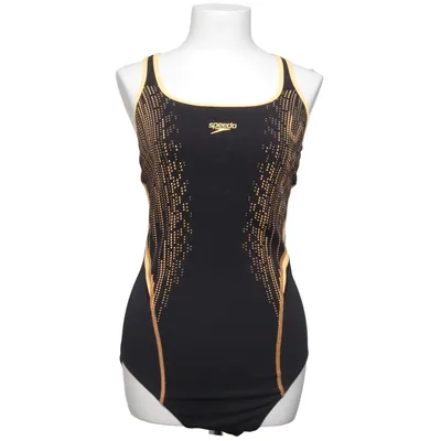 Badedragt (Sort, Gul) fra Speedo Elastan, Polyamid, Polybutylen, Polyester