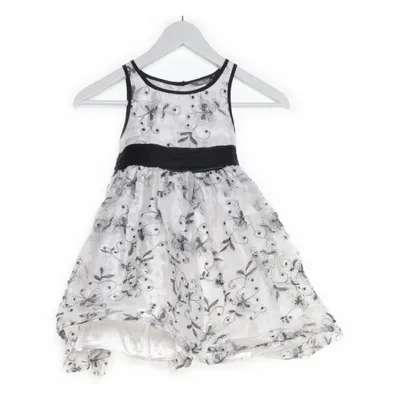Bloemenmeisjes jurk (Wit, Zwart) van Kids by Lindex Polyester