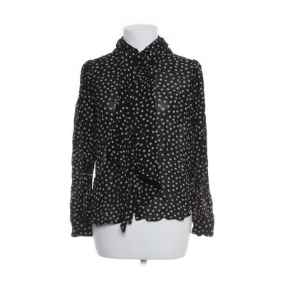 Blouse (Zwart, Beige) van Ganni Viscose