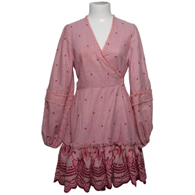 Wrap dress (Red, White) from Alexis Polyester